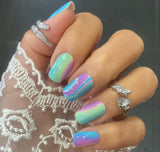 Groovy Waves Nail Wraps