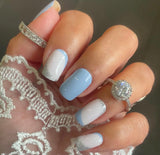 Periwinkle Party Nail Wraps