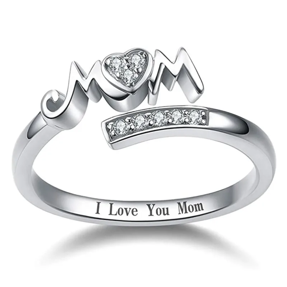 Ring - Mom (SilverTone/Adjustable)
