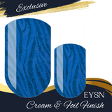 Sapphire Tigress Nail Wraps
