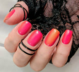 Electric Sunset Nail Wraps