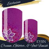 Plum Velvet Bloom Nail Wraps