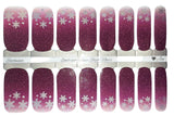 Sugar Plum Snowflake Nail Wraps
