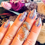 Platinum Reflections Nail Wraps