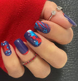 Midnight Fireworks Nail Wraps