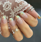Sweet Melon French Nail Wraps