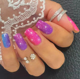 Electric Blooms Nail Wraps