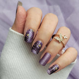 Starlight Petals Nail Wraps