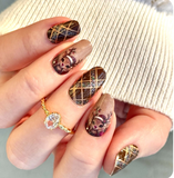 Rustic Rudolph Nail Wraps