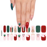 New! Happy Holiday Deluxe Semi-Cured Gel Nail Strips