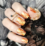 Tropicana Pop Plaid Nail Wraps