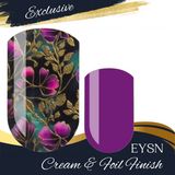 Midnight Meadow Nail Wraps