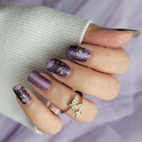 Starlight Petals Nail Wraps