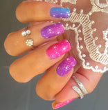 Electric Blooms Nail Wraps
