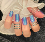 Varsity Blues Nail Wraps