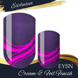 Violet Waves Nail Wraps