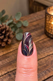 Bordeaux Botanical Nail Wraps