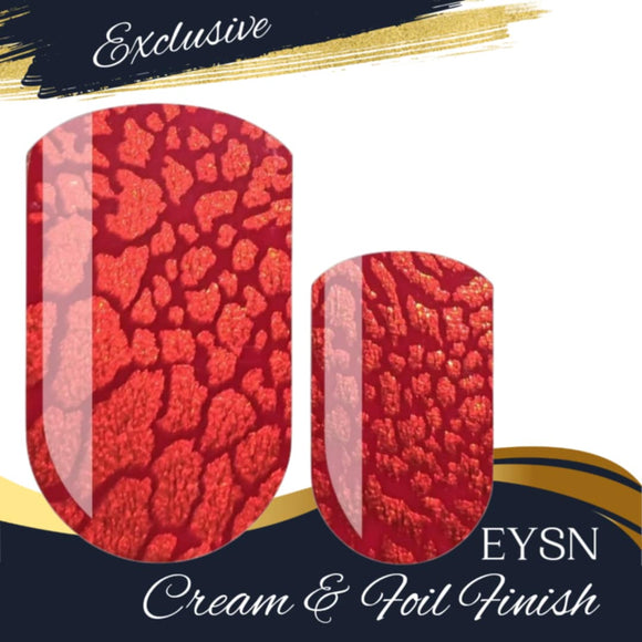 Ruby Red Ice Nail Wraps