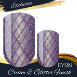 Lavender Lux Pop Plaid Nail Wraps