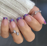 Electro Pop French Nail Wraps