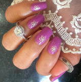 Peek-A-Bloom Nail Wraps
