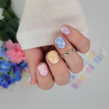 Pastel Plaid Gel Nail Wraps (NG472)