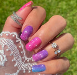 Electric Blooms Nail Wraps
