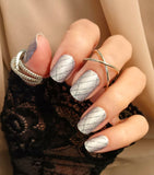 Platinum Pop Plaid Nail Wraps