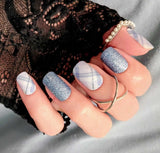 Peaceful Plaid Nail Wraps