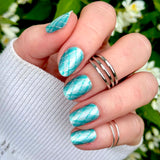 Laguna Pop Plaid Nail Wraps