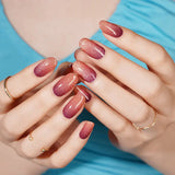 Sunset Ombre Wanderlust Deluxe Semi-Cured Gel Nail Strips