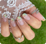 Sweet Melon French Nail Wraps