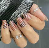 Rustic Sparkle Nail Wraps