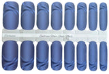 Indigo Waves Nail Wraps