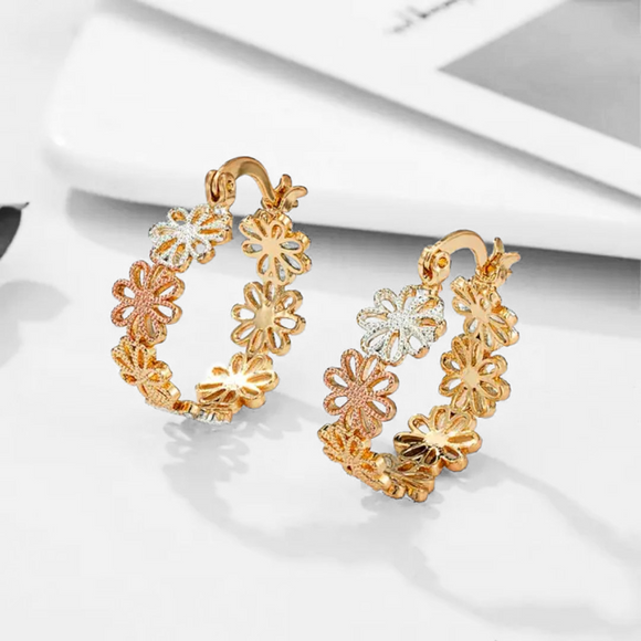 Blossom Earrings (MultiTone)