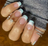 Frosty French Nail Wraps