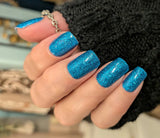 Electric Blue Nail Wraps