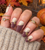 Harvest Maple French Nail Wraps