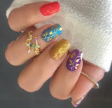 Golden Jewels Nail Wraps