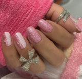 Pink Bow-Tique Nail Wraps
