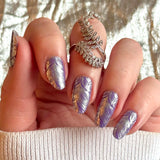Platinum Reflections Nail Wraps