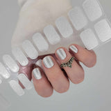 Silver Sizzle Gel Nail Wraps (NG488)