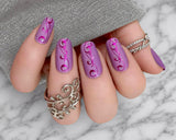 Bejeweled Orchid Nail Wraps