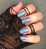 Varsity Blues Nail Wraps