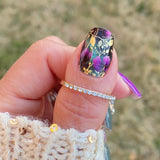 Midnight Meadow Nail Wraps
