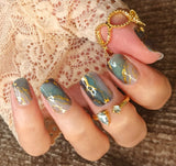 Enchanted Emerald Nail Wraps