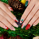 New! Happy Holiday Deluxe Semi-Cured Gel Nail Strips