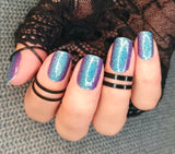 Varsity Blues Nail Wraps
