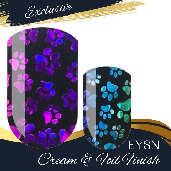 Rainbow Paws Nail Wraps