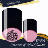 Pink Pumpkin French Nail Wraps